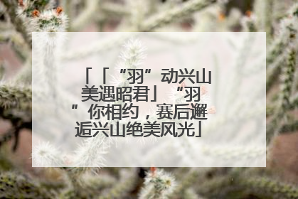 「“羽”动兴山 美遇昭君」“羽”你相约，赛后邂逅兴山绝美风光