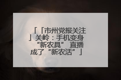 「市州党报关注」关岭：手机变身“新农具” 直播成了“新农活”