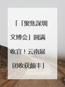 「聚焦深圳文博会」圆满收官！云南展团收获颇丰