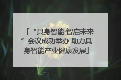 “具身智能·智启未来”会议成功举办 助力具身智能产业健康发展