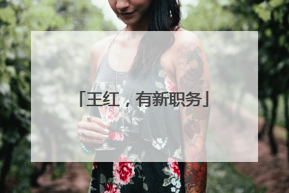 王红，有新职务