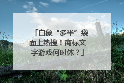 白象“多半”袋面上热搜！商标文字游戏何时休？
