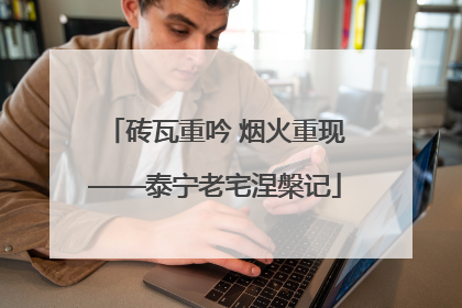 砖瓦重吟 烟火重现——泰宁老宅涅槃记