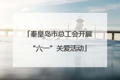 秦皇岛市总工会开展“六一”关爱活动