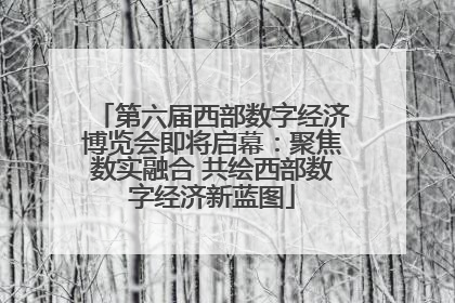 第六届西部数字经济博览会即将启幕：聚焦数实融合 共绘西部数字经济新蓝图