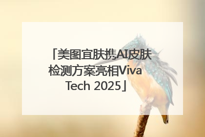 美图宜肤携AI皮肤检测方案亮相VivaTech 2025