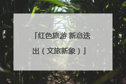红色旅游 新意迭出（文旅新象）