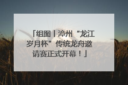 组图丨漳州“龙江岁月杯”传统龙舟邀请赛正式开幕！