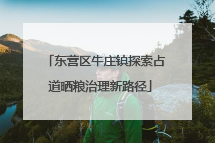 东营区牛庄镇探索占道晒粮治理新路径