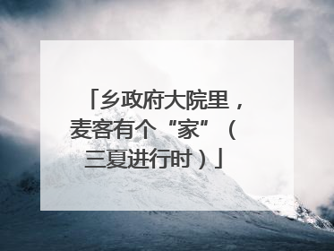 乡政府大院里，麦客有个“家”（三夏进行时）