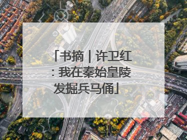 书摘｜许卫红：我在秦始皇陵发掘兵马俑