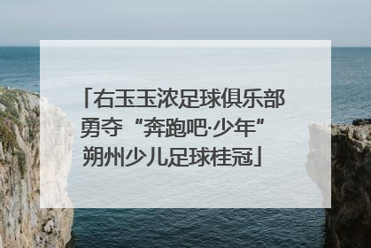 右玉玉浓足球俱乐部勇夺“奔跑吧·少年”朔州少儿足球桂冠