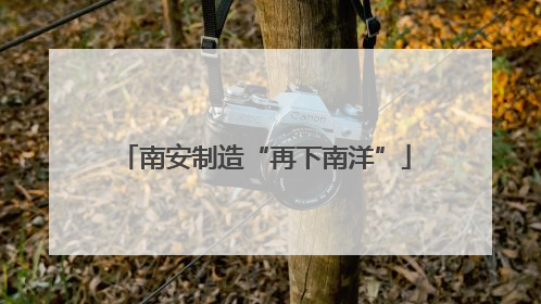 南安制造“再下南洋”
