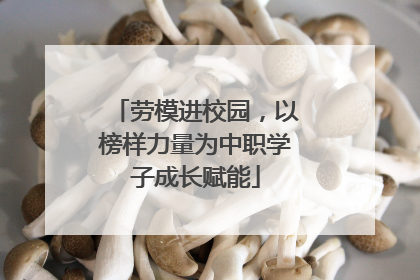 劳模进校园，以榜样力量为中职学子成长赋能