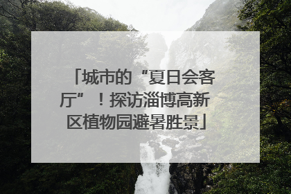 城市的“夏日会客厅”！探访淄博高新区植物园避暑胜景