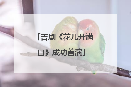 吉剧《花儿开满山》成功首演