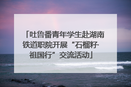 吐鲁番青年学生赴湖南铁道职院开展“石榴籽·祖国行”交流活动