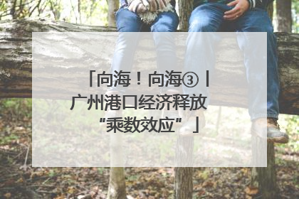 向海！向海③丨广州港口经济释放“乘数效应”