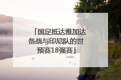国足抵达雅加达备战与印尼队的世预赛18强赛