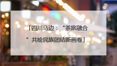 四川马边：“茶旅融合”共绘民族团结新画卷