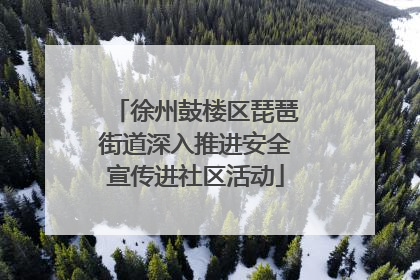 徐州鼓楼区琵琶街道深入推进安全宣传进社区活动