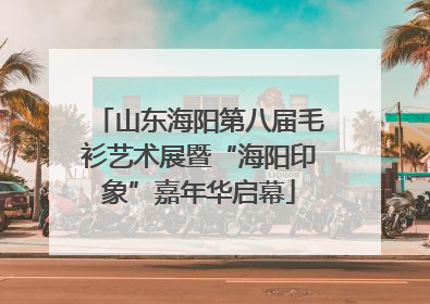 山东海阳第八届毛衫艺术展暨“海阳印象”嘉年华启幕