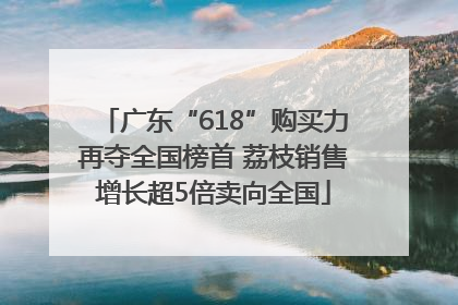 广东“618”购买力再夺全国榜首 荔枝销售增长超5倍卖向全国