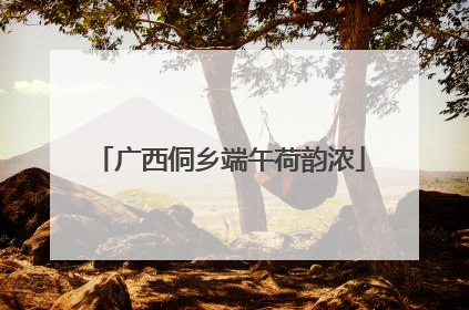广西侗乡端午荷韵浓