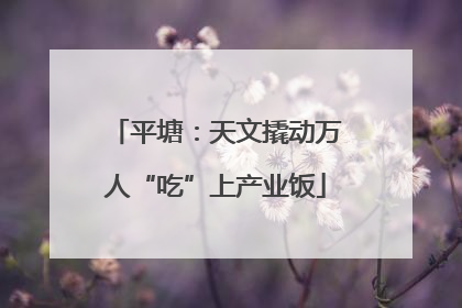 平塘：天文撬动万人“吃”上产业饭