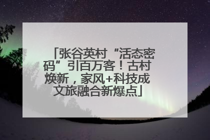 张谷英村“活态密码”引百万客！古村焕新，家风+科技成文旅融合新爆点