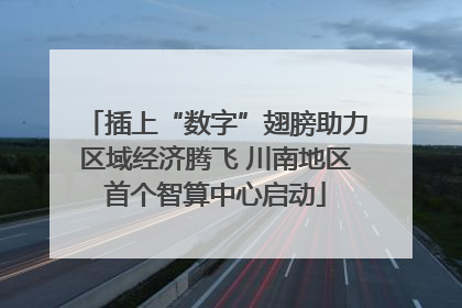 插上“数字”翅膀助力区域经济腾飞 川南地区首个智算中心启动