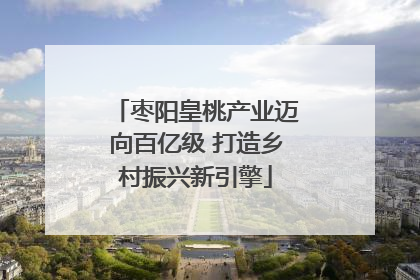 枣阳皇桃产业迈向百亿级 打造乡村振兴新引擎