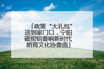 政策“大礼包”送到家门口，宁阳磁窑镇奏响新时代婚育文化协奏曲