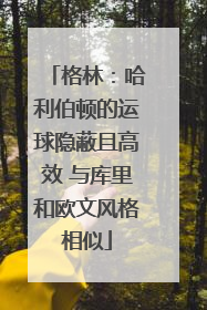 格林：哈利伯顿的运球隐蔽且高效 与库里和欧文风格相似