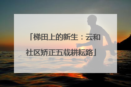 梯田上的新生：云和社区矫正五载耕耘路