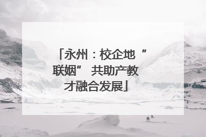 永州：校企地“联姻” 共助产教才融合发展