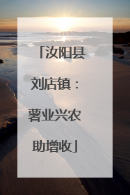 汝阳县刘店镇：薯业兴农助增收