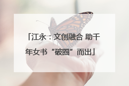 江永：文创融合 助千年女书“破圈”而出