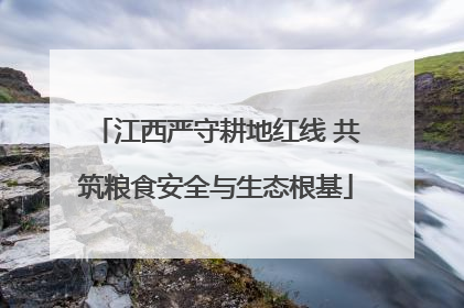 江西严守耕地红线 共筑粮食安全与生态根基