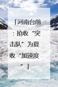 河南台前：抢收“突击队”为夏收“加速度”
