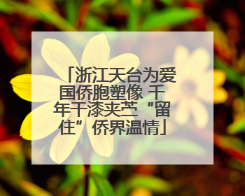 浙江天台为爱国侨胞塑像 千年干漆夹苎“留住”侨界温情
