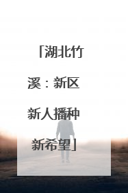 湖北竹溪：新区新人播种新希望