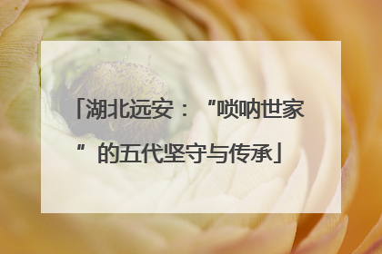 湖北远安：“唢呐世家”的五代坚守与传承