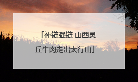 补链强链 山西灵丘牛肉走出太行山