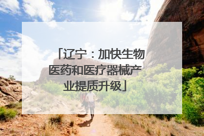 辽宁：加快生物医药和医疗器械产业提质升级