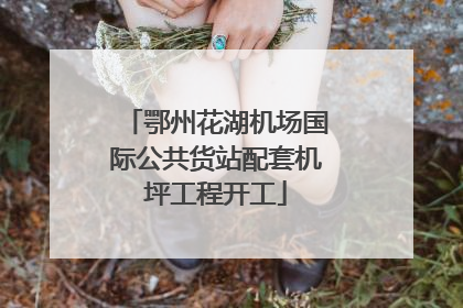 鄂州花湖机场国际公共货站配套机坪工程开工