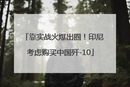 靠实战火爆出圈！印尼考虑购买中国歼-10
