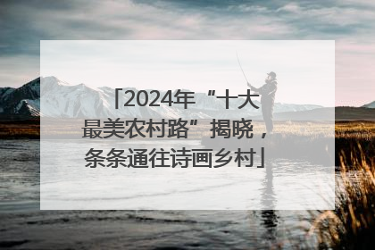 2024年“十大最美农村路”揭晓，条条通往诗画乡村