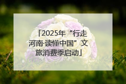 2025年“行走河南·读懂中国”文旅消费季启动